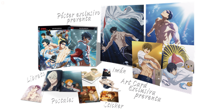 FREE. THE FINAL STROKE. PARTE 1 y PARTE 2 . PREVENTA GOLD. PRECIO EXCLUSIVO. OTAKU EDITION BD/DVD. SIN CENSURA. ENVÍO CERTIFICADO GRATUITO. SOLO ESPAÑA Y CANARIAS.