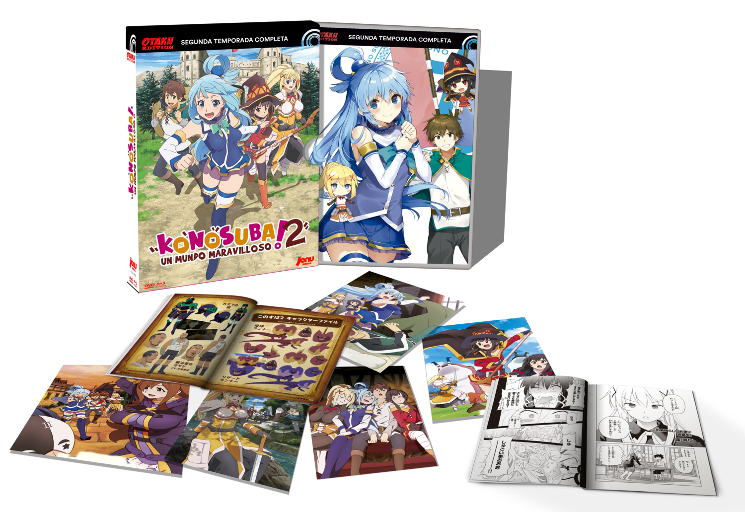 KONOSUBA SEGUNDA TEMPORADA.  SERIE COMPLETA. OTAKU EDITION BD/DVD. SIN CENSURA.