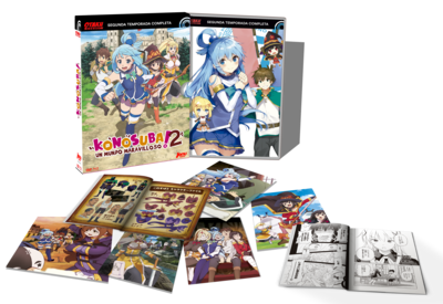 KONOSUBA SEGUNDA TEMPORADA.  SERIE COMPLETA. OTAKU EDITION BD/DVD. SIN CENSURA.