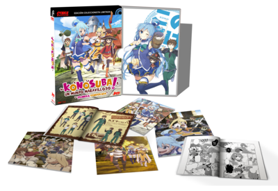 KONOSUBA. UN MUNDO MARAVILLOSO. . SERIE COMPLETA. OTAKU EDITION COLECCIONISTA BD/DVD. SIN CENSURA.