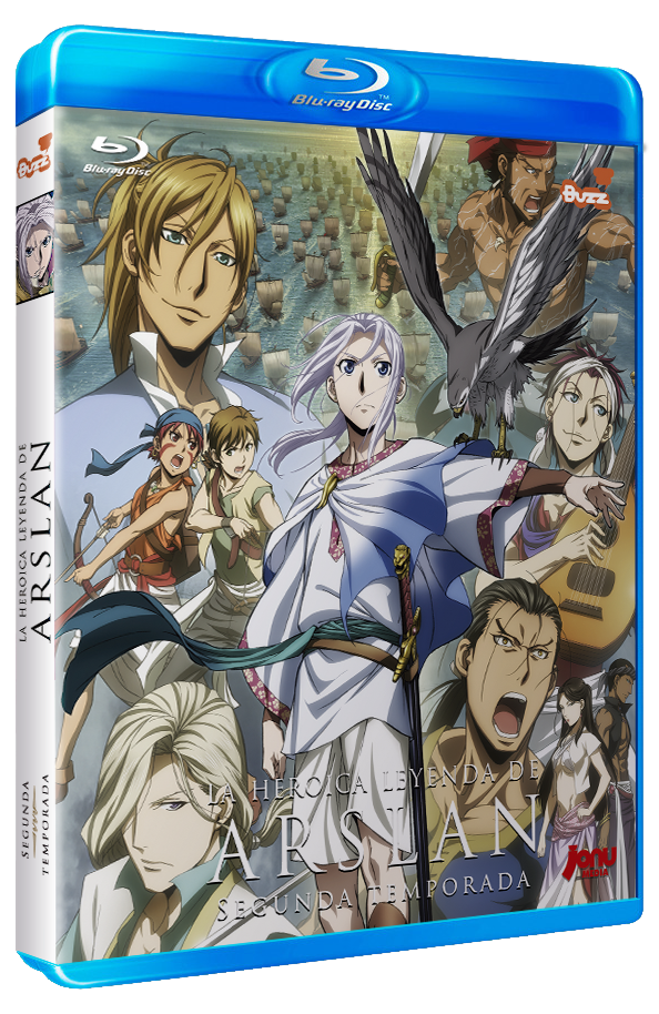 LA HEROICA LEYENDA DE ARSLAN. SEGUNDA TEMPORADA. BD
