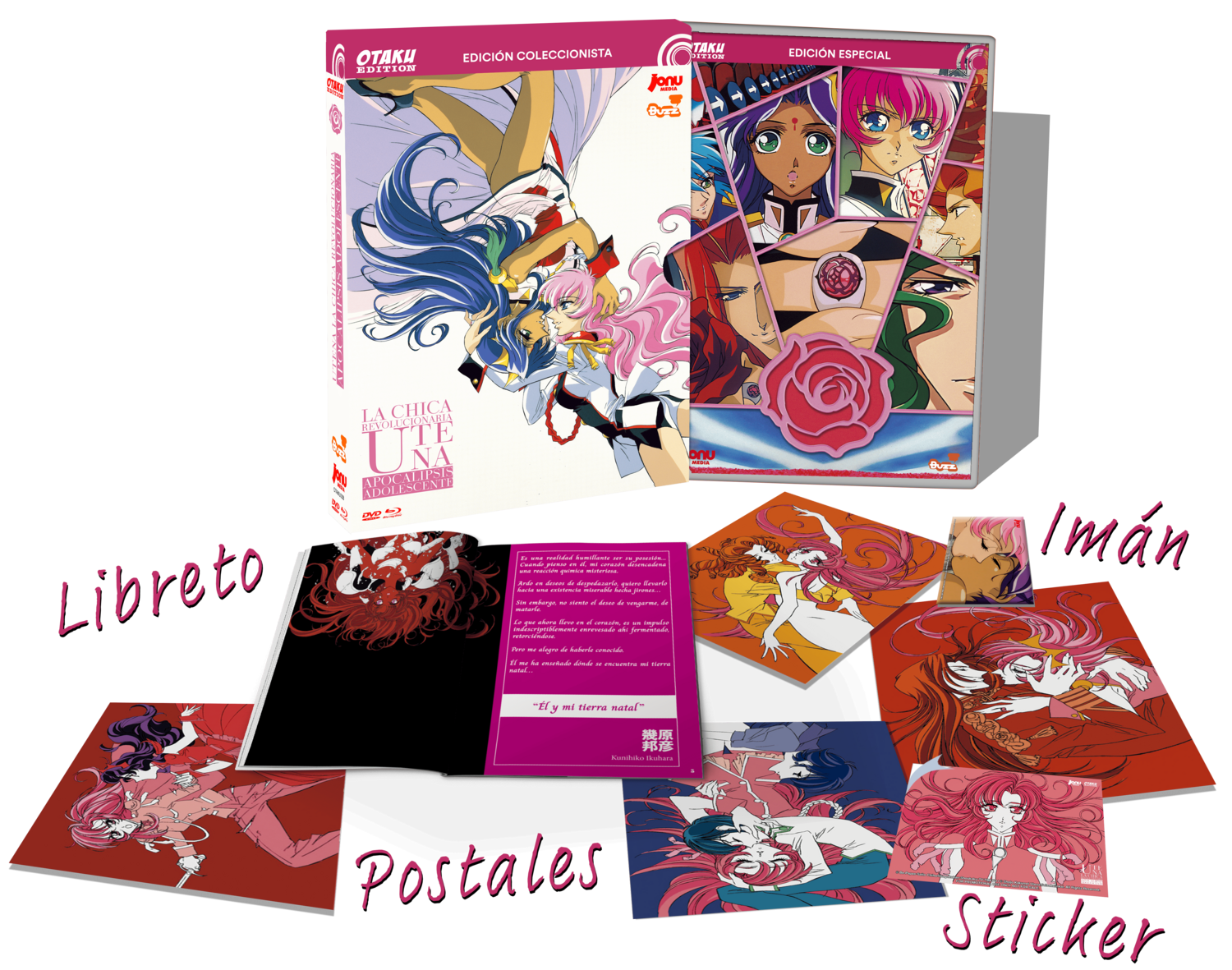 UTENA. LA CHICA REVOLUCIONARIA. APOCALIPSIS ADOLESCENTE. LA PELÍCULA. OTAKU EDITION BD/DVD. SIN CENSURA. SOLO ESPAÑA Y CANARIAS.