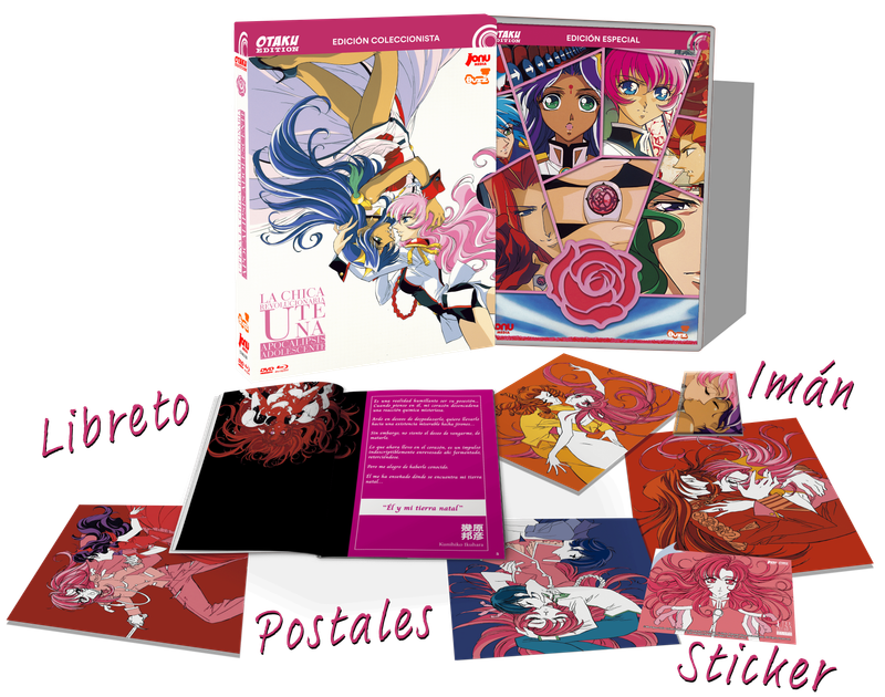 UTENA. LA CHICA REVOLUCIONARIA. APOCALIPSIS ADOLESCENTE. LA PELÍCULA. OTAKU EDITION BD/DVD. SIN CENSURA. SOLO ESPAÑA Y CANARIAS.