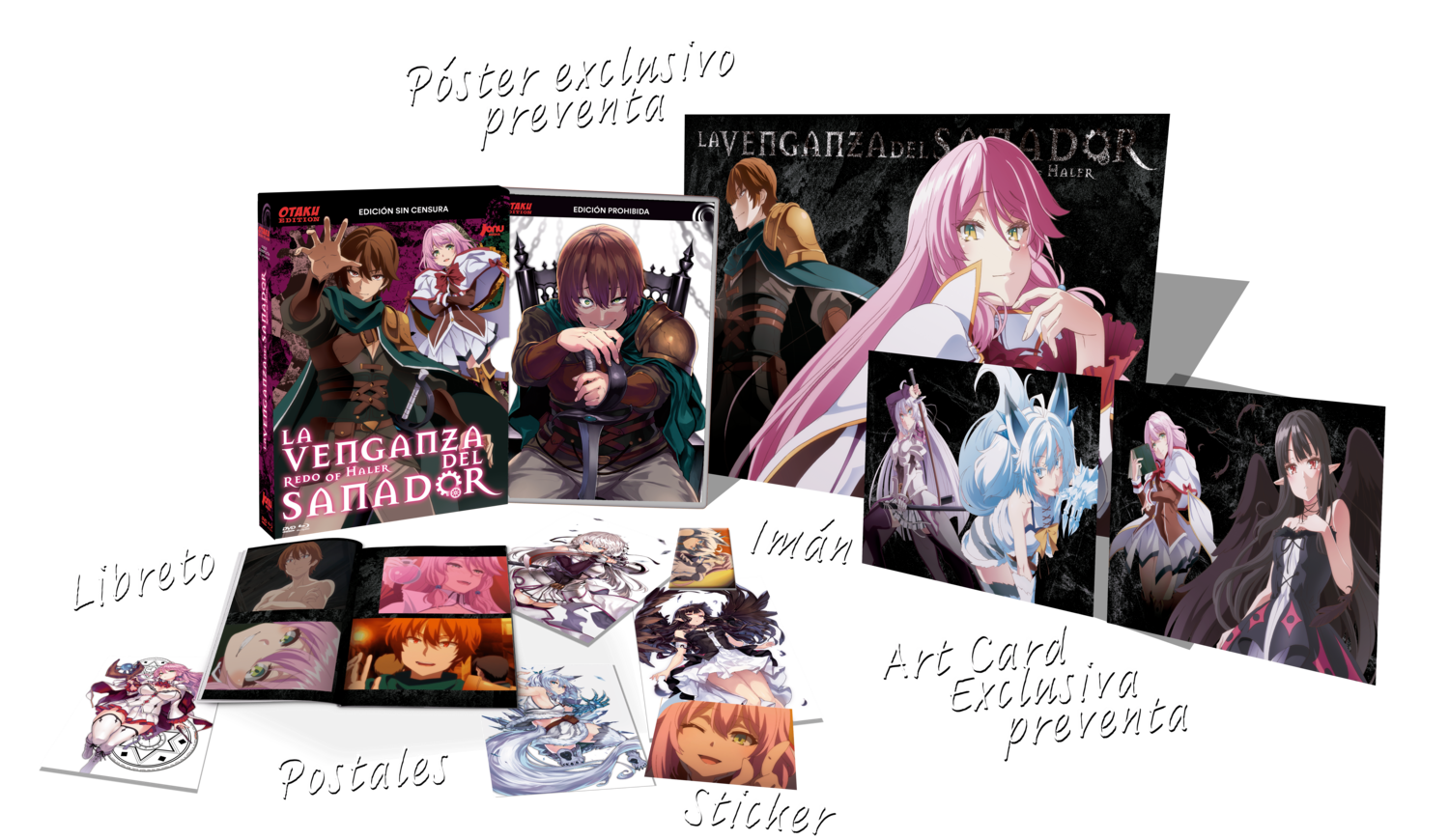 LA VENGANZA DEL SANADOR. PACK SERIE COMPLETA.  (1-12 eps) . PREVENTA GOLD. PRECIO EXCLUSIVO. OTAKU EDITION BD/DVD. SIN CENSURA. ENVÍO CERTIFICADO GRATUITO. SOLO ESPAÑA Y CANARIAS.