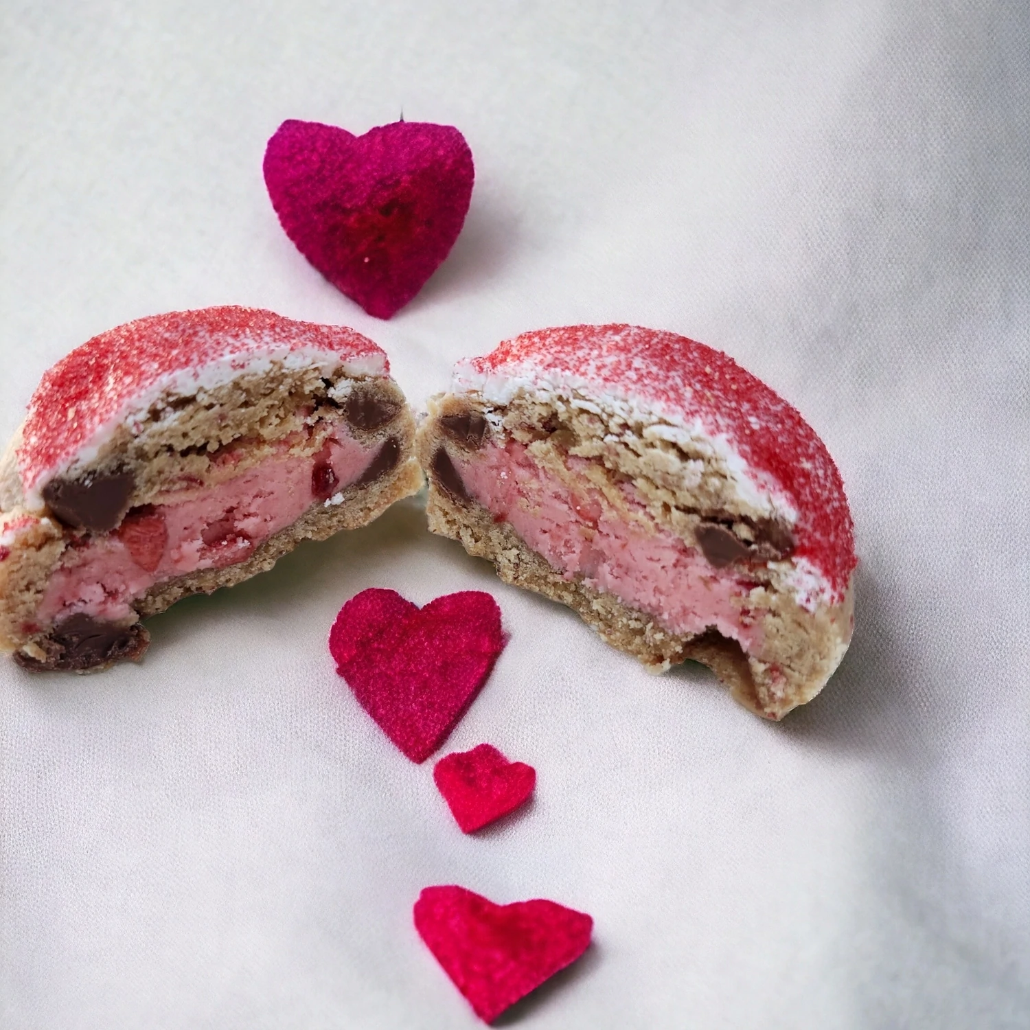 Chocolate Strawberry Stuffed with Strawberry Butter Cream