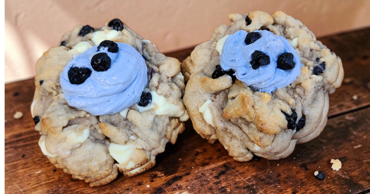 Blueberry Lemon bakery style cookie