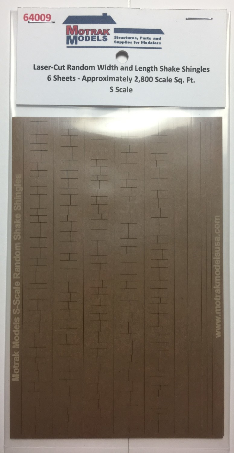 S - Laser-Cut Random Width &amp; Length Shake Shingles