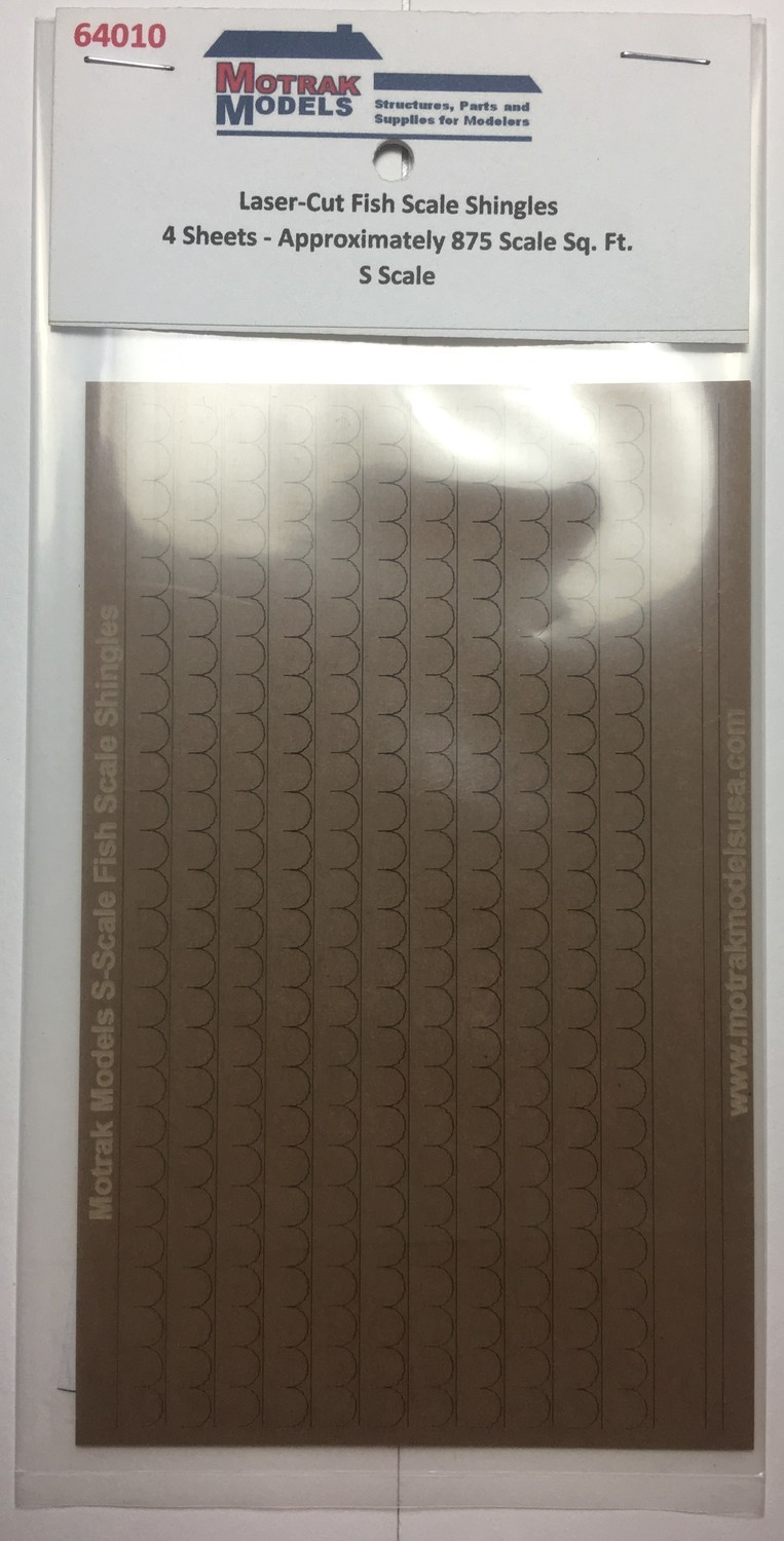 S - Laser-Cut Fish Scale Shingles
