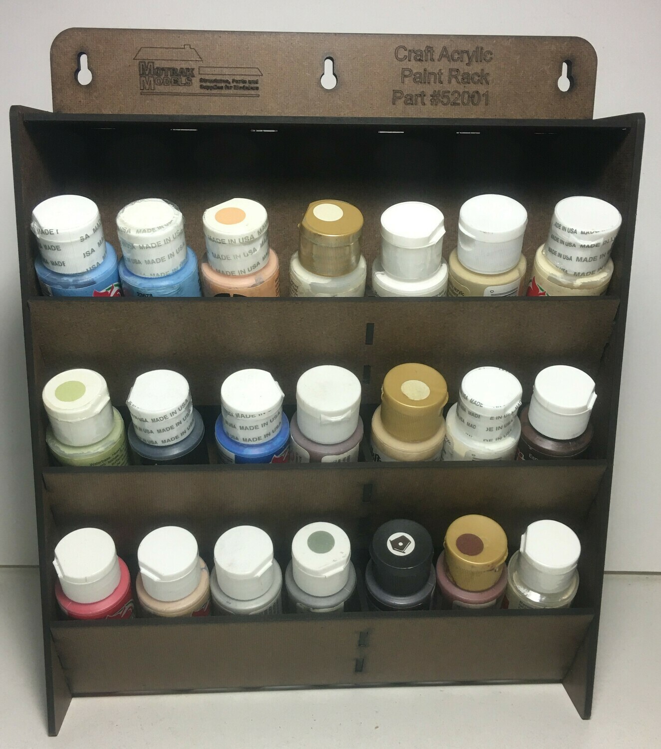 Acrylic Craft Paint Rack