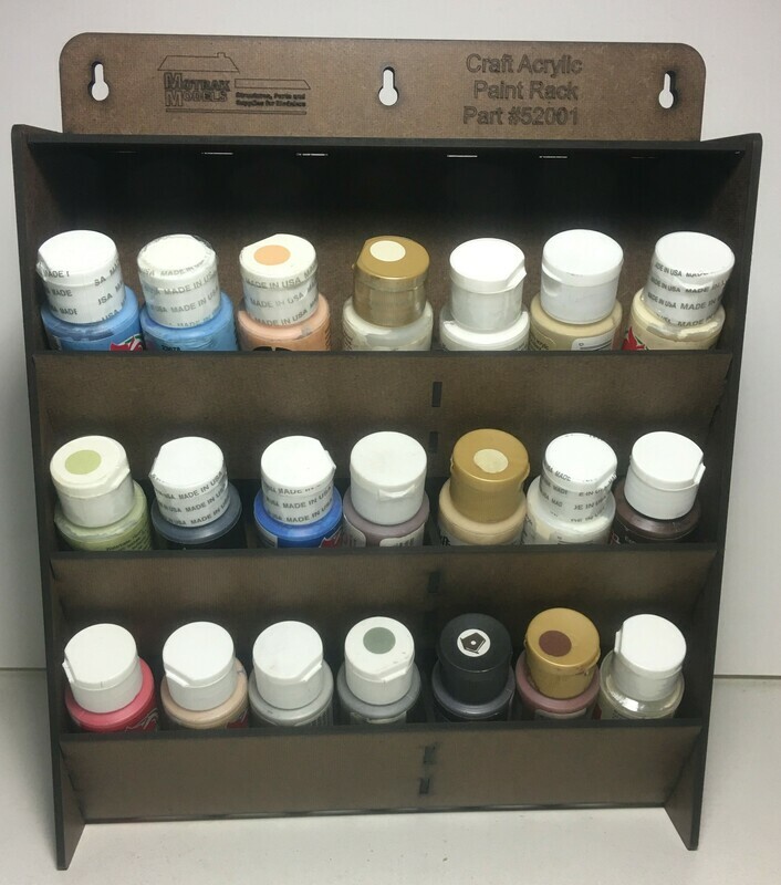 Acrylic Craft Paint Rack