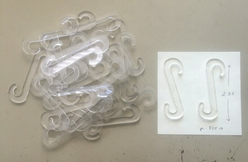 Face Mask &quot;S&quot; Clips - 100 Pack