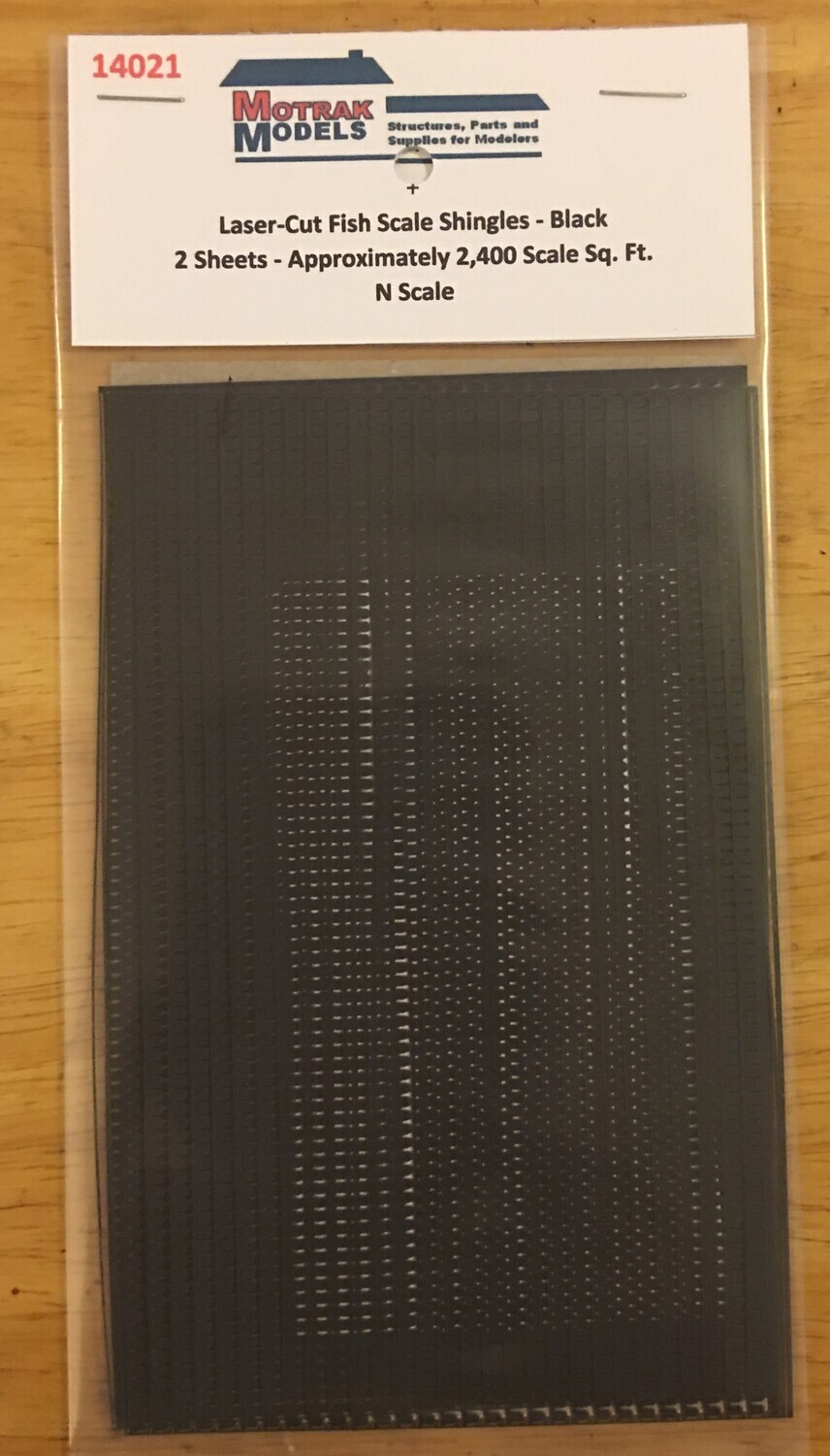 N - Fish Scale Shingles - Black