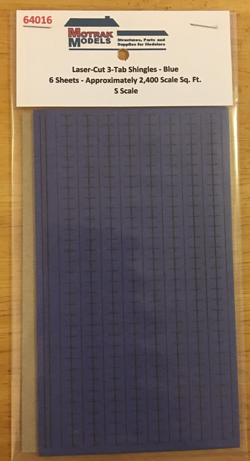 S - 3-Tab Shingles - Blue
