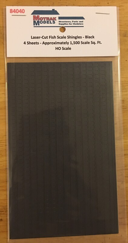 HO - Fish Scale Shingles - Black