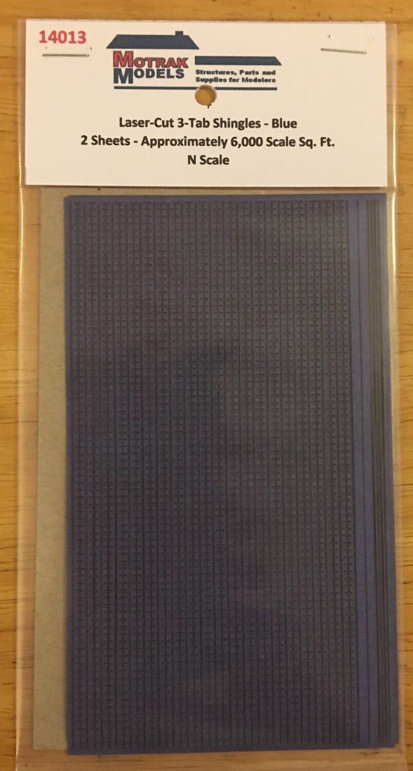 N - 3-Tab Shingles - Blue