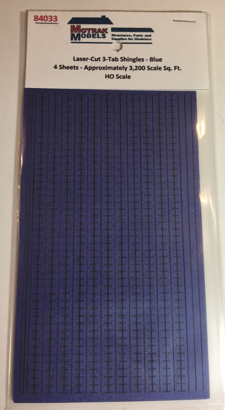 HO - 3-Tab Shingles - Blue