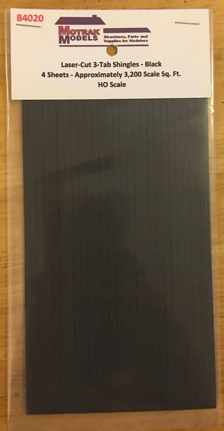3-Tab Shingles - Black