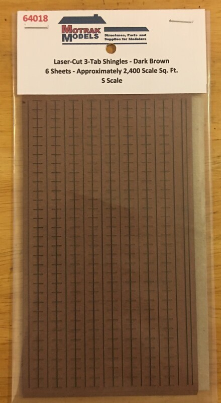 S - 3-Tab Shingles - Dark Brown