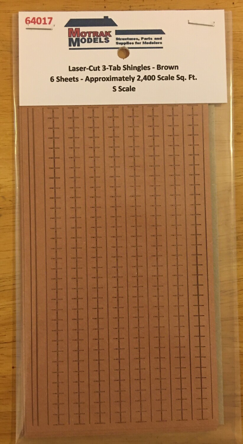S - 3-Tab Shingles - Brown