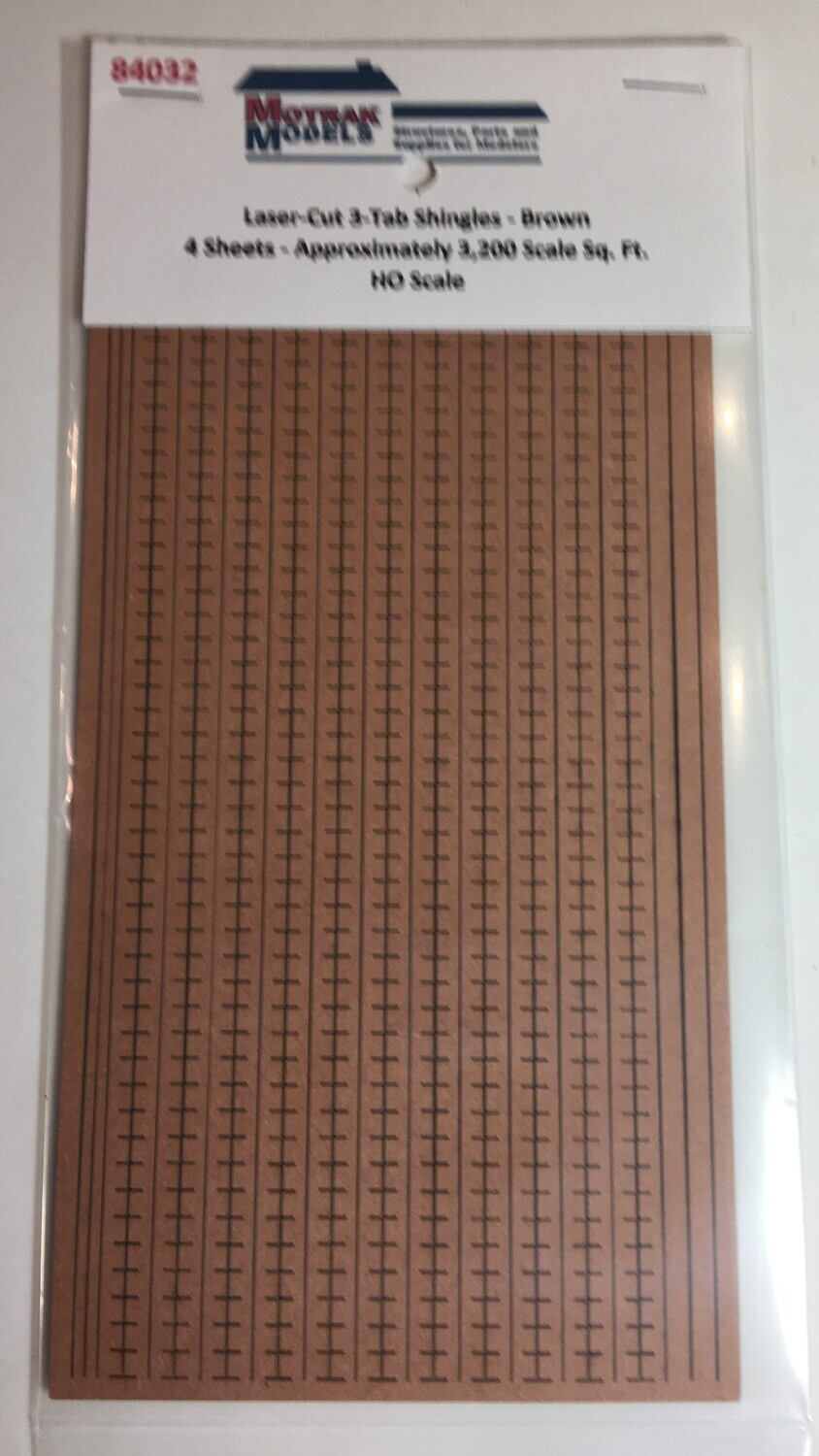 HO - 3-Tab Shingles - Brown