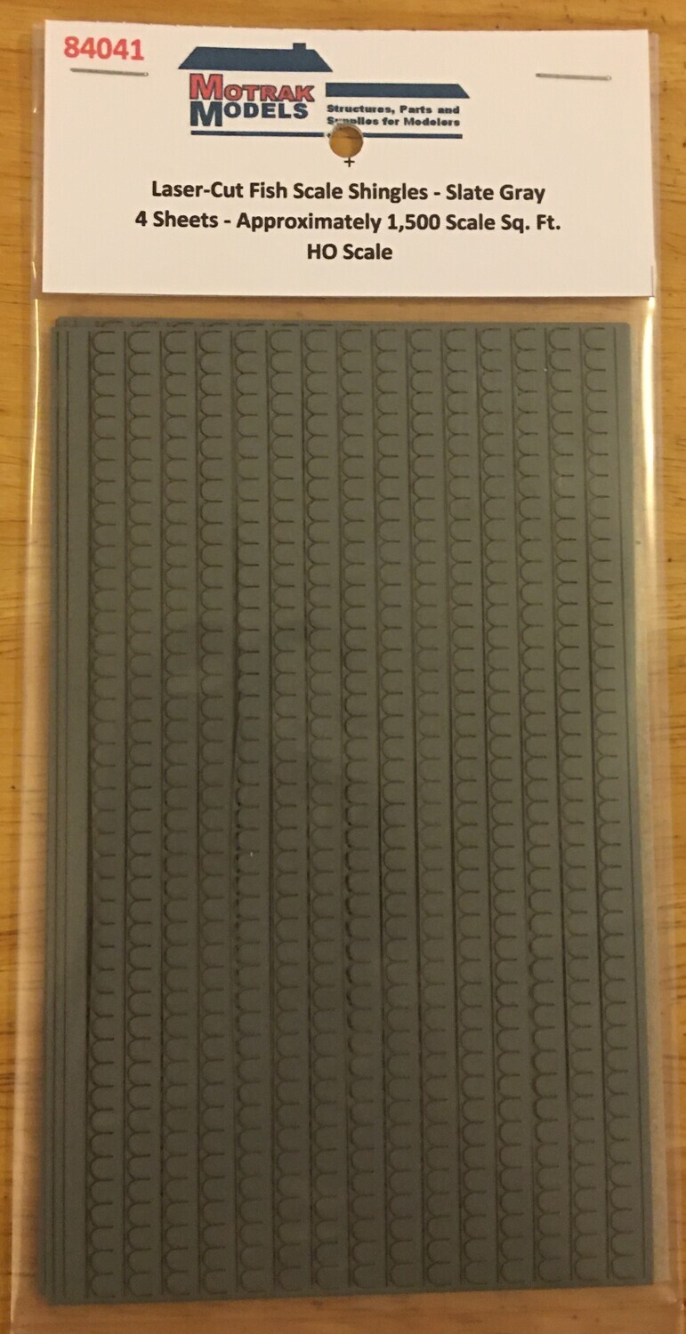 HO - Fish Scale Shingles - Slate Gray