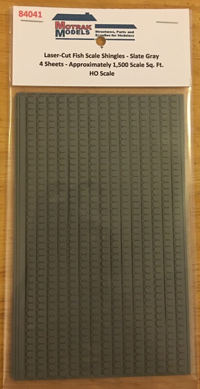 HO - Fish Scale Shingles - Slate Gray