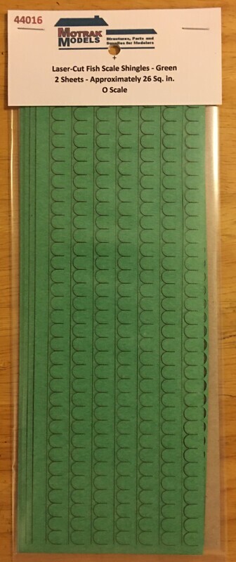 Fish Scale Shingles - Green