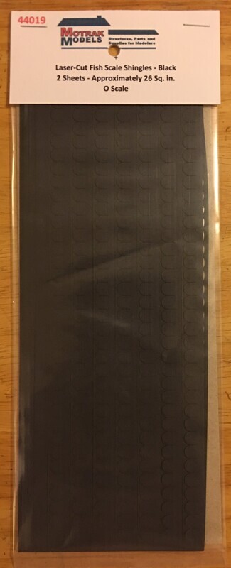 O - Fish Scale Shingles - Black