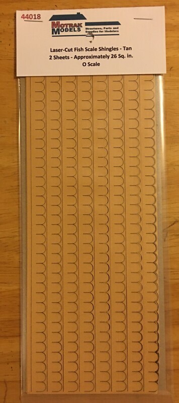 O - Fish Scale Shingles - Tan