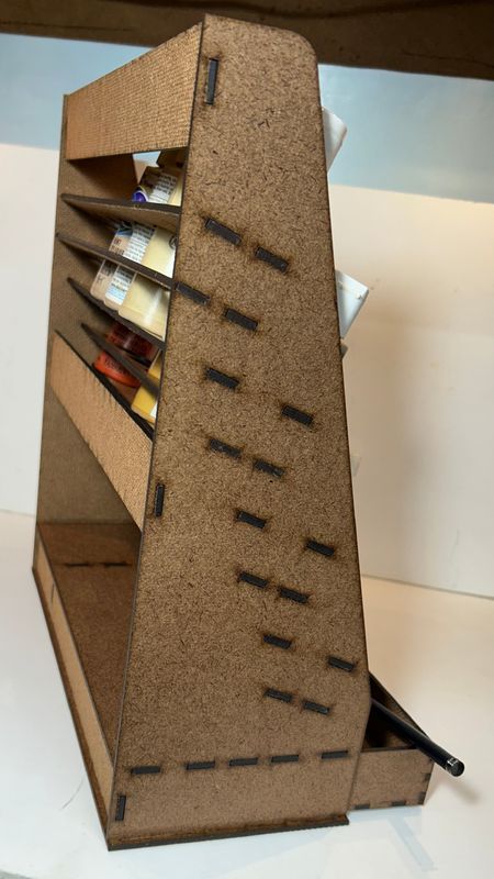 Desktop Craft Paint Rack