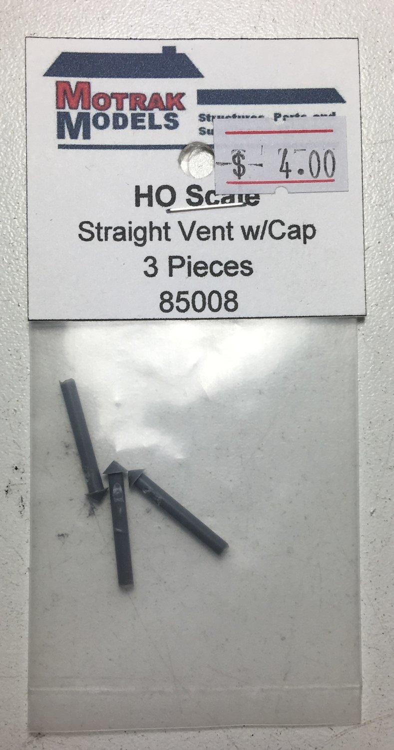HO - Straight Roof Vent with Cap