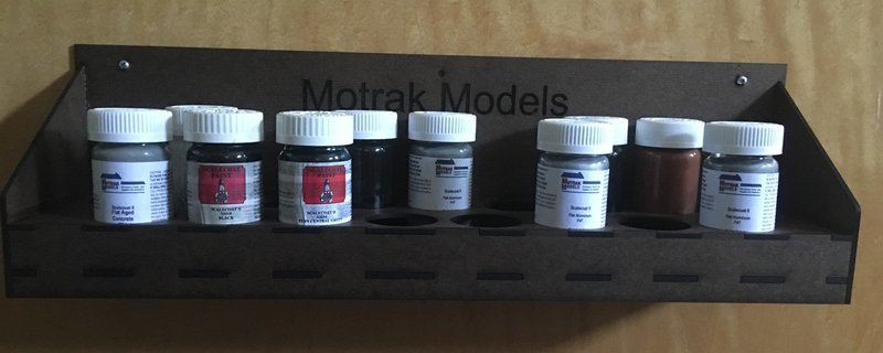 Paint Rack - Scalecoat 2oz Bottles - 85011