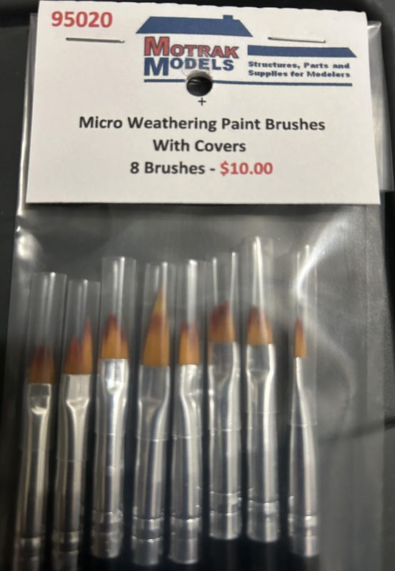 Micro Weathering Paint Brushes