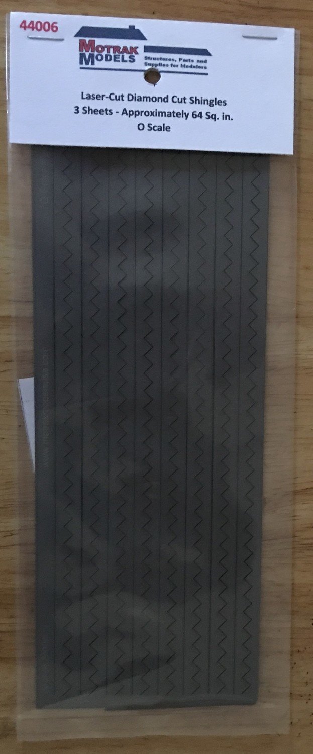 Diamond Cut Shingles - Slate Color - 44006