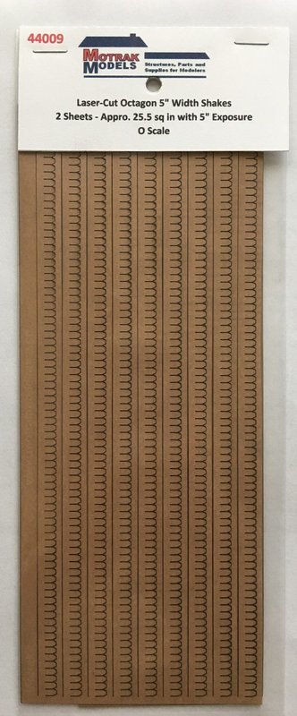 Octagon 5&quot; Cut Shake Shingles - 44009