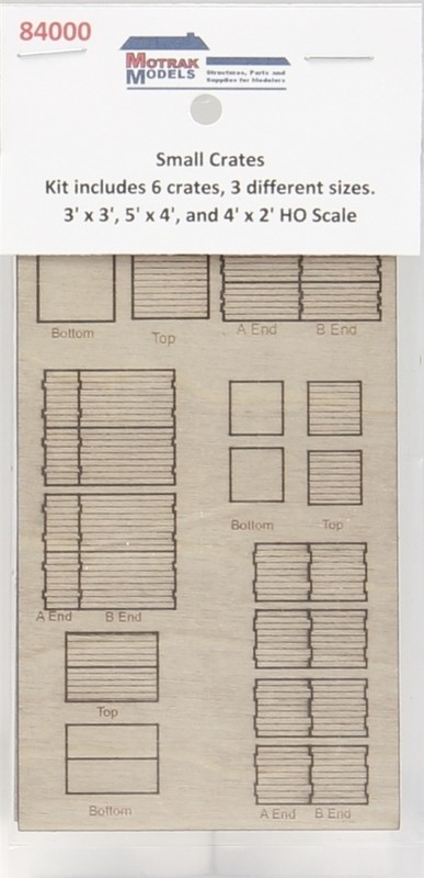 HO - Laser-Cut Crates