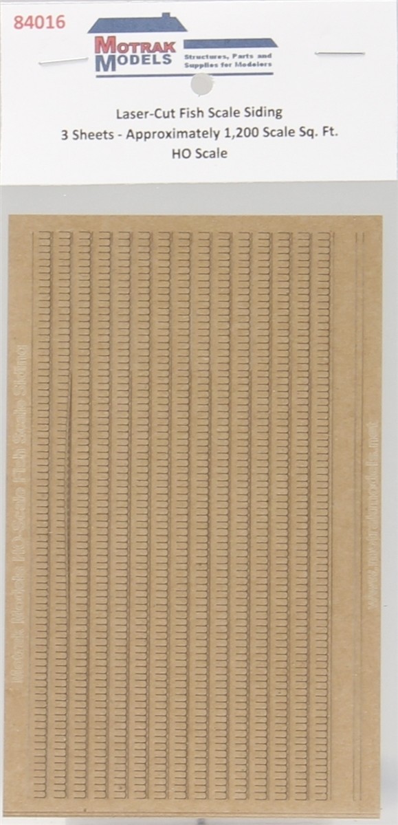HO - Fish Scale Siding
