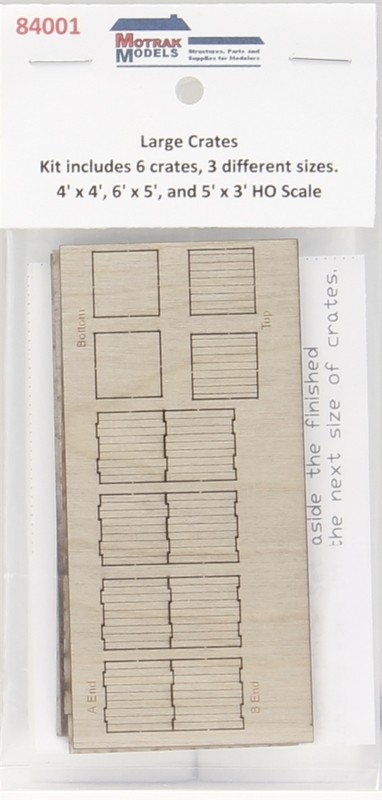 HO - Laser-Cut Large Crates
