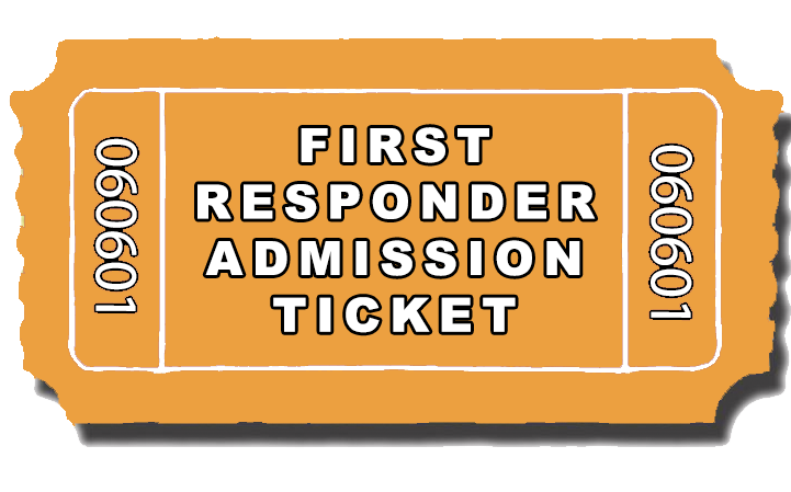 First Responder Admission Ticket