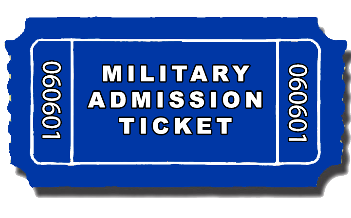 Military Admission Ticket