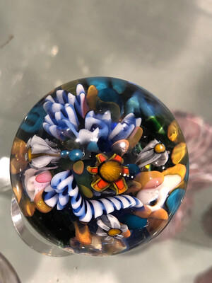Floral Reef Implosion Marble 2”