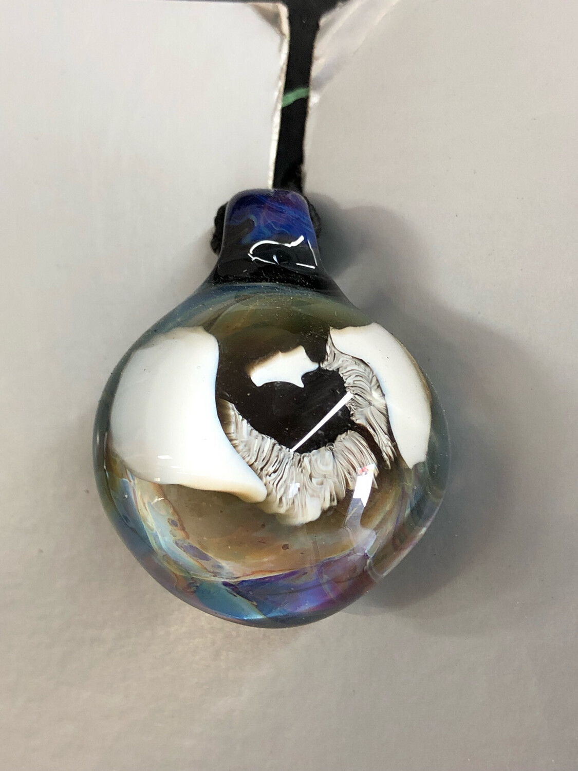 Black N White Eye Murrine Pendant
