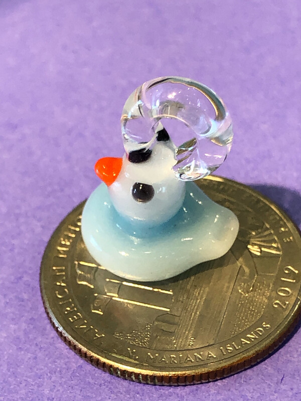 Baby Blue Mini Ducky Pendant