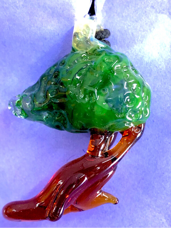 Glass Bonsai Tree Of Life Pendant