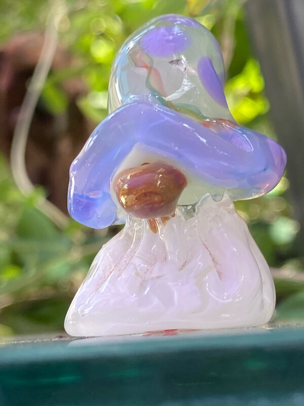 Mini Glass Garden Gnome  