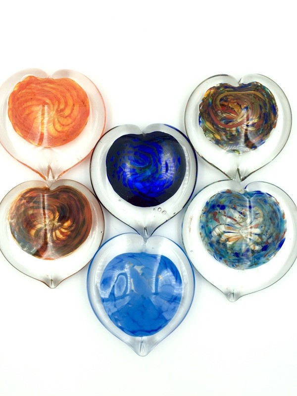 ZG: Heart Paperweights