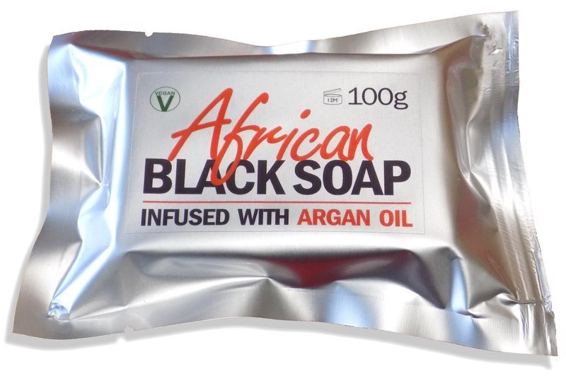 African Black Soap Infused With Argan Oil African Black Soap Infused With Argan Oil