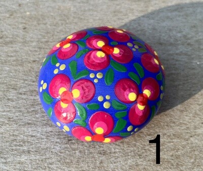 Dot Painting auf Keramik-Stein, klein