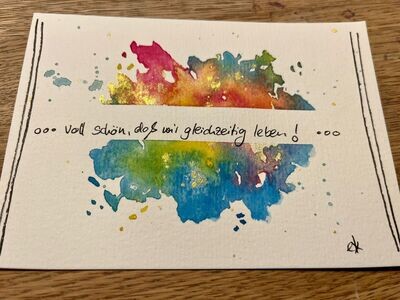 Aquarellkarten