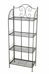 Regal, 4 Etagen, klappbar, 127x50x27 cm. Kein Versand!